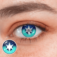 Cosplay Oshi No Ko Hoshino Akuamarin Blue Coloured Contact Lenses - BEAUEYE (UK)