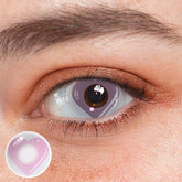 Cosplay Pink Love Heart Pink Coloured Contact Lenses - BEAUEYE (UK)