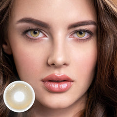 Cosplay Pudding Brown Coloured Contact Lenses - BEAUEYE (UK)