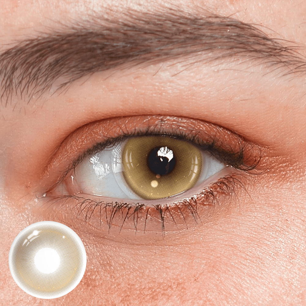Cosplay Pudding Brown Coloured Contact Lenses - BEAUEYE (UK)