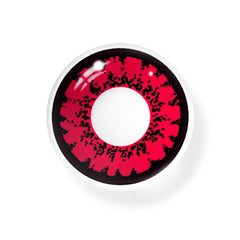 Cosplay Queen Red Prescription Coloured Contact Lenses - BEAUEYE (UK)