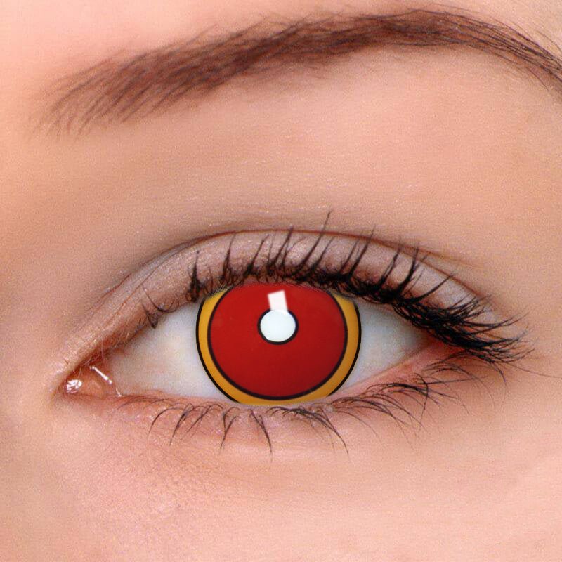 Cosplay RengokuKyoujurou Red Coloured Contact Lenses - BEAUEYE (UK)