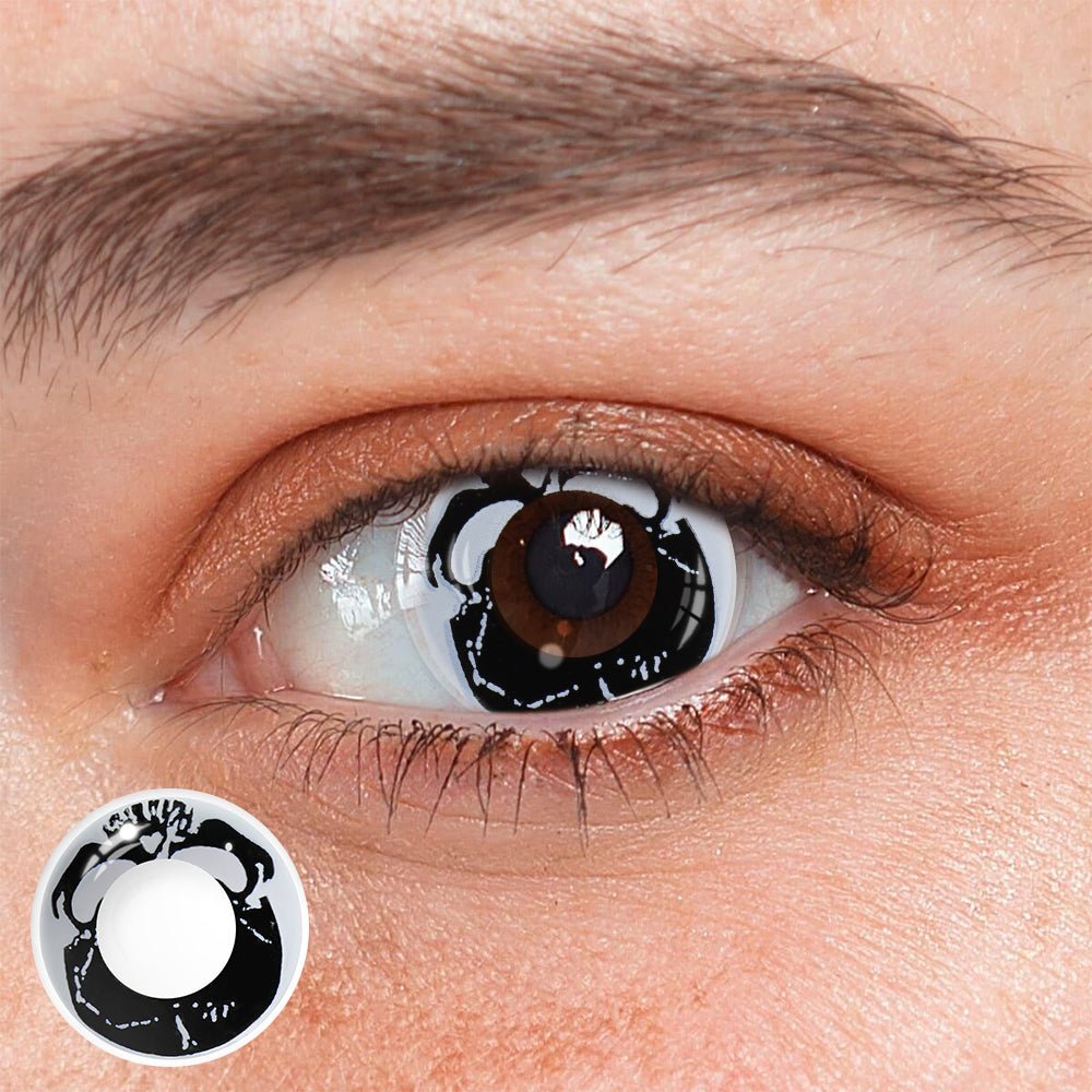 Cosplay Spider Animal Black Coloured Contact Lenses - BEAUEYE (UK)