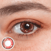 Cosplay Star Eyes Red Coloured Contact Lenses - BEAUEYE (UK)