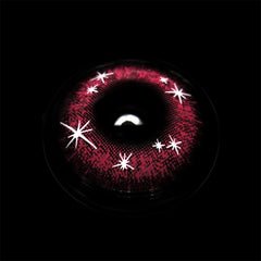 Cosplay Star Eyes Red Coloured Contact Lenses - BEAUEYE (UK)