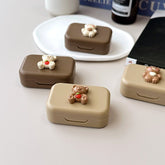 Cute Bear Pupil Colored Contact Lens Case - BEAUEYE (UK)