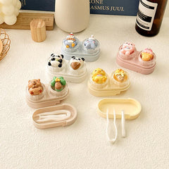 Cute Cartoon Colored Contact Lens Case - BEAUEYE (UK)
