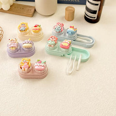 Cute Cartoon Colored Contact Lens Case - BEAUEYE (UK)