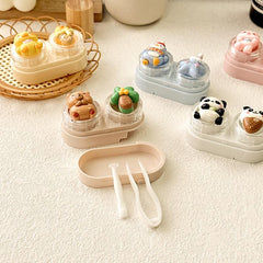 Cute Cartoon Colored Contact Lens Case - BEAUEYE (UK)