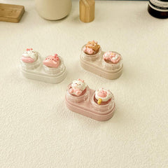 Cute Cartoon Colored Contact Lens Case - BEAUEYE (UK)