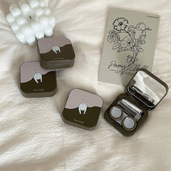 Cute Cartoon Design Colored Contact Lens Case - BEAUEYE (UK)