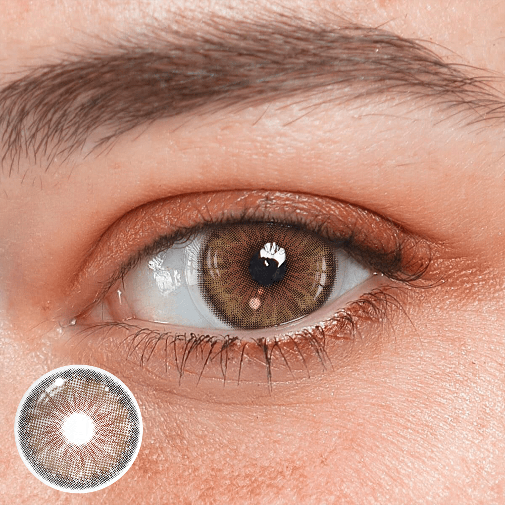 Cyrene Hazel Coloured Contact Lenses - BEAUEYE (UK)