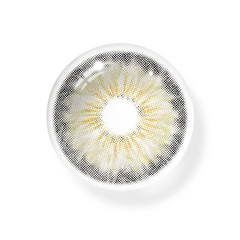 Cyrene Yellow Gray Colored Contact Lenses - BEAUEYE (UK)