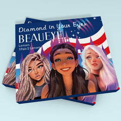 Danica Sand Gray Coloured Contact Lenses - BEAUEYE (UK)