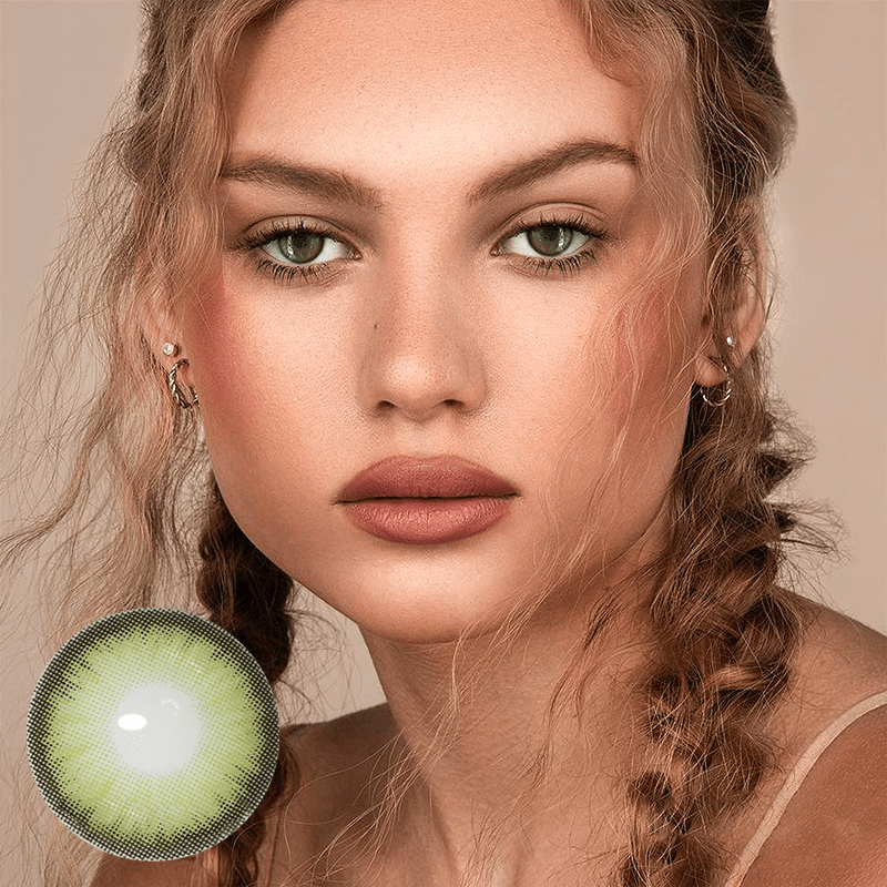 Dawn Green Coloured Contact Lenses - BEAUEYE (UK)