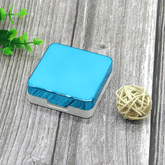 Electroplated Square Multicolor Colored Contact Lens Case - BEAUEYE (UK)