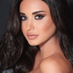 Elite Amber Gray Coloured Contact Lenses - BEAUEYE (UK)