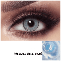 Elite Horizon Blue Gray Coloured Contact Lenses - BEAUEYE (UK)