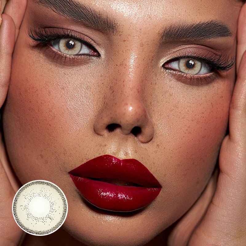 Estella Cinnamon Brown Coloured Contact Lenses - BEAUEYE (UK)