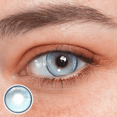 Felicia Blue Coloured Contact Lenses - BEAUEYE (UK)