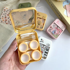 Four Seasons Girl's Heart Colored Contact Lens Case - BEAUEYE (UK)