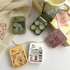 Four Seasons Girl's Heart Colored Contact Lens Case - BEAUEYE (UK)