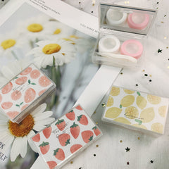 Fruit Cartoon Colored Contact Lens Case - BEAUEYE (UK)