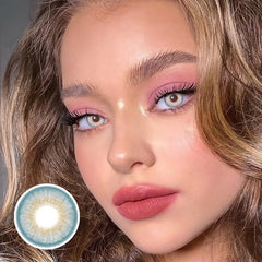 Galor Blue Coloured Contact Lenses - BEAUEYE (UK)