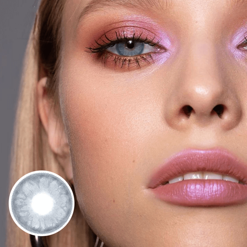 Gem Blue Prescription Coloured Contact Lenses - BEAUEYE (UK)