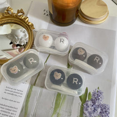 Girl Cold Style Retro Colored Contact Lens Case - BEAUEYE (UK)