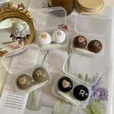 Girl Cold Style Retro Colored Contact Lens Case - BEAUEYE (UK)