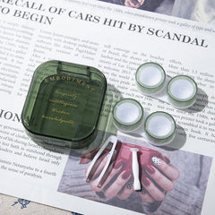 Green Brown Colored Contact Lens Case - BEAUEYE (UK)