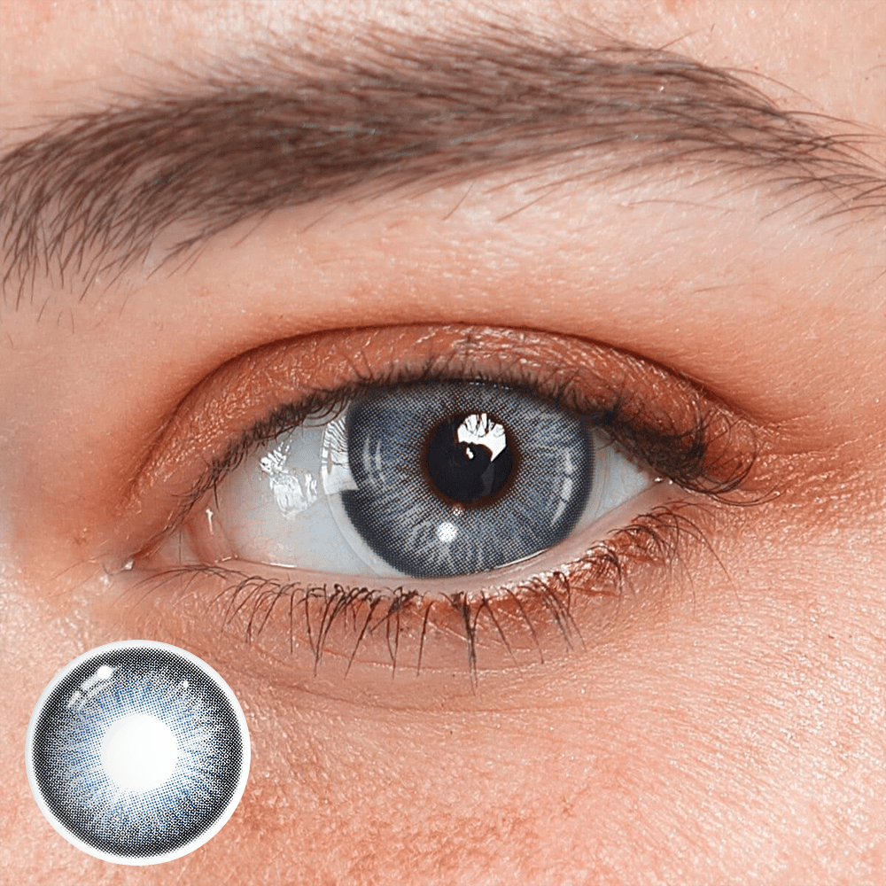 Greta Blue Coloured Contact Lenses - BEAUEYE (UK)