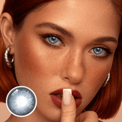 Greta Blue Coloured Contact Lenses - BEAUEYE (UK)
