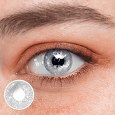 Halloween Blinking Blink Gray Coloured Contact Lenses - BEAUEYE (UK)