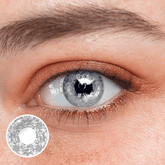 Halloween Blinking Lighten Gray Coloured Contact Lenses - BEAUEYE (UK)