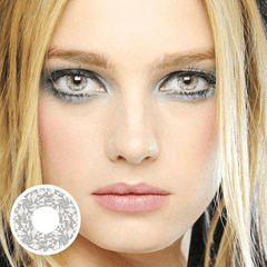 Halloween Blinking Lighten Gray Coloured Contact Lenses - BEAUEYE (UK)