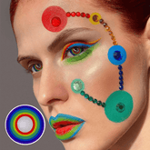 Halloween Cosplay RAINBOW Multicolor Coloured Contact Lenses - BEAUEYE (UK)