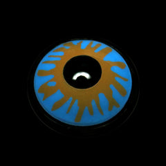 Halloween Crack Blue Coloured Contact Lenses - BEAUEYE (UK)
