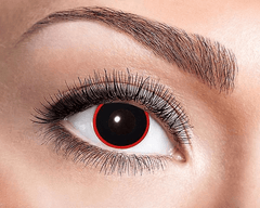 Halloween Hell Raiser Red Coloured Contact Lenses - BEAUEYE (UK)