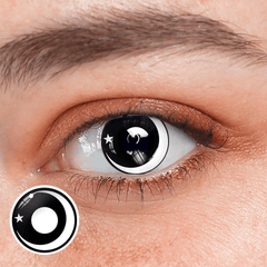 Halloween Moon star - White Contact Lenses - BEAUEYE (UK)