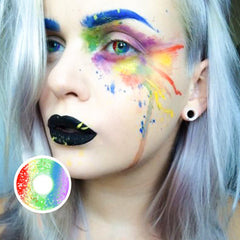 Halloween Rainbow Coloured Contact Lenses - BEAUEYE (UK)