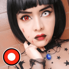 Halloween Red vampire Coloured Contact Lenses - BEAUEYE (UK)