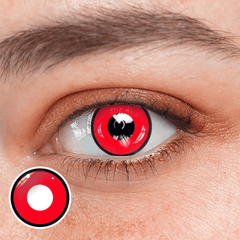 Halloween Red vampire Coloured Contact Lenses - BEAUEYE (UK)