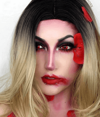 Halloween Redout Prescription Coloured Contact Lenses - BEAUEYE (UK)