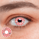 Halloween Spider Web Red Contact Lenses - BEAUEYE (UK)