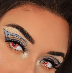 Halloween Trauma White Coloured Contact Lenses - BEAUEYE (UK)