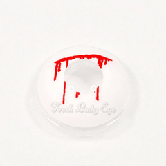Halloween Trauma White slit Coloured Contact Lenses - BEAUEYE (UK)