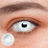Halloween Whiteout Coloured Contact Lenses - BEAUEYE (UK)