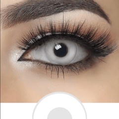 Halloween Whiteout Coloured Contact Lenses - BEAUEYE (UK)